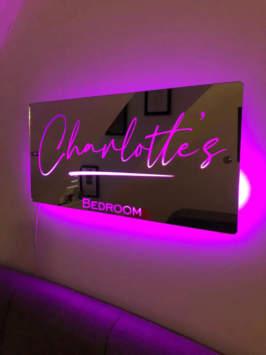 Personalized Light Up Name Mirror™