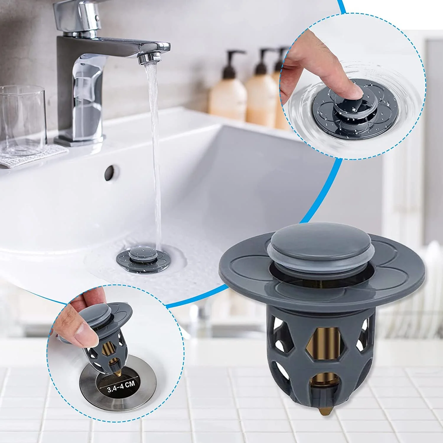 2-in-1 Universal Drain Stopper™