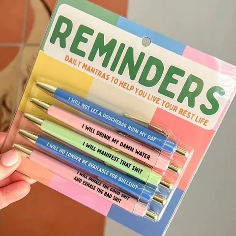 Daily Reminders Pens™(Set of 5)