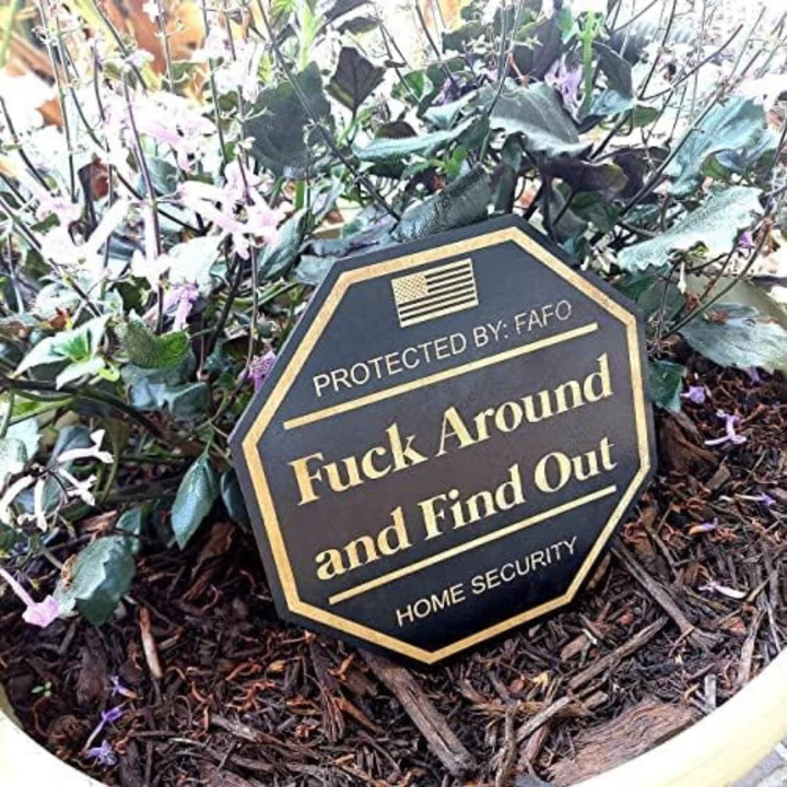 Funny Security Yard Sign™