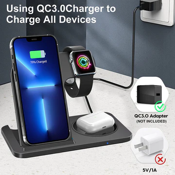 3-in-1 Wireless Charging Dock™