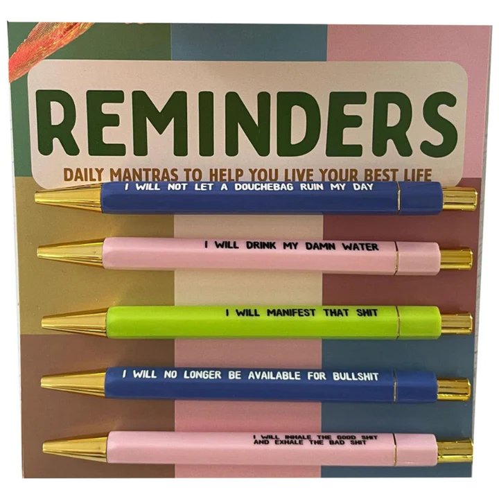 Daily Reminders Pens™(Set of 5)