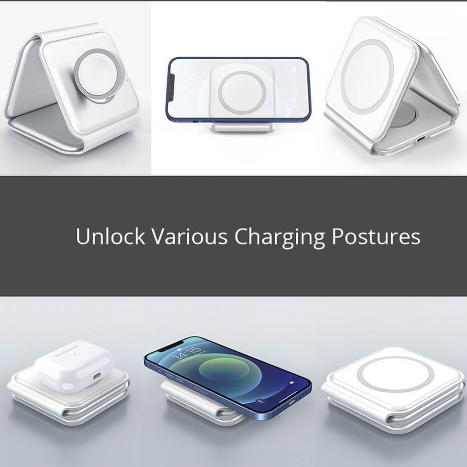 3-in-1 Magnetic Foldable Wireless Charger™