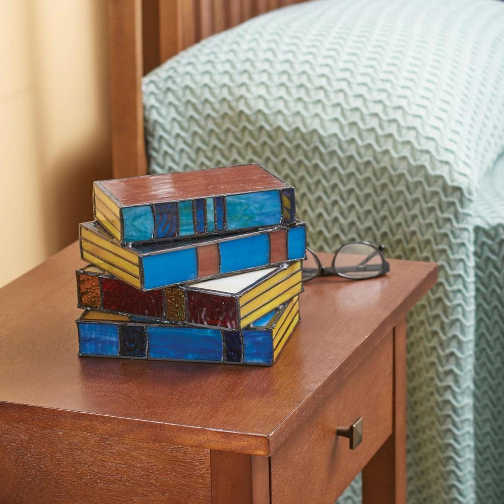 Stained Glass Books Lamp™