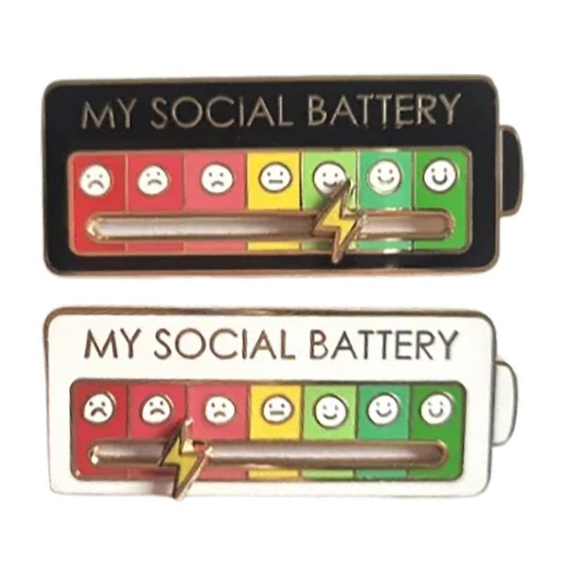 Social Battery Pin