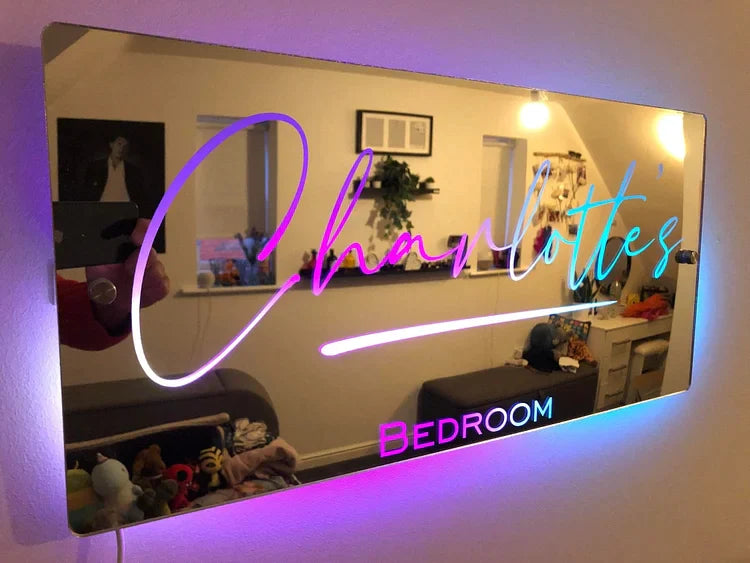 Personalized Light Up Name Mirror™