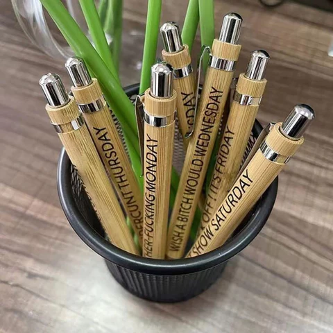 Sarcastic Weekly Mood Pens™(Set Of 7)